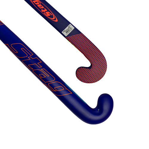 STAG Pro 7000 Hockeyschlaeger - L-Bow - 70% Carbon - Senior - Blau/Pink