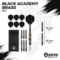 KOTO Black Academy Brass - Dartpijlen KOTO KOTO Black Academy Brass - Dartpijlen