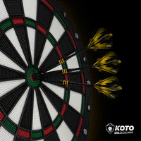 KOTO Brass Multiset - 12 Soft Tip Darts - 16 Gram KOTO KOTO Brass Multiset - 12 Soft Tip Darts - 16 Gram