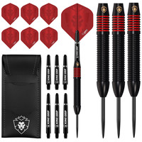 KOTO Kingprove Black & Red Brass - Dartpijlen KOTO KOTO Kingprove Black & Red Brass - Dartpijlen