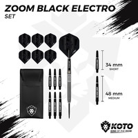 KOTO KOTO Zoom Black Electro 90% - Dartpijlen