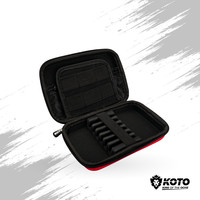 KOTO Kingzip Red & Black Large Dartwallet KOTO KOTO Kingzip Red & Black Large Dartwallet