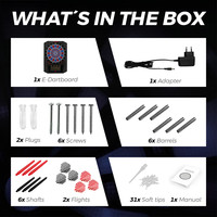 KOTO Dakar Electronic Dartboard - Soft Darts KOTO KOTO Dakar Electronic Dartboard - Soft Darts