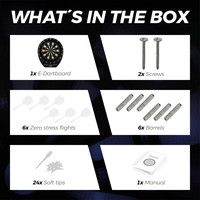 KOTO Paris Elektronisch Dartbord - Soft Darts KOTO KOTO Paris Elektronisch Dartbord - Soft Darts