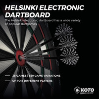 KOTO Helsinki Elektronisch Dartbord - Soft Darts KOTO KOTO Helsinki Elektronisch Dartbord - Soft Darts