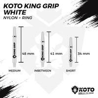 KOTO King Grip White - Dart Shafts KOTO KOTO King Grip White - Dart Shafts