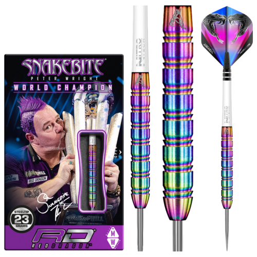 Red Dragon Peter Wright Snakebite 1 85% - Dartpijlen