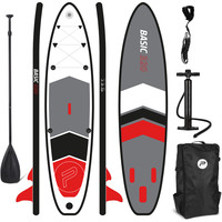 Opblaasbaar SUP Board - Paddle Board Incl. Peddel & Pomp - 320x71x15 Pure4Fun Opblaasbaar SUP Board - Paddle Board Incl. Peddel & Pomp - 320x71x15