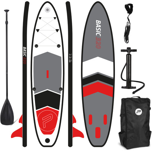Pure4Fun Opblaasbaar Sup Board - Paddle Board Incl. Peddel & Pomp - 320x71x15