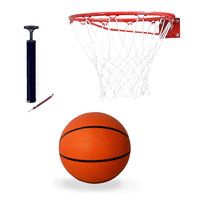 Basketbal Set - Basketbalring Ø45cm Incl. Basketbal En Ballenpomp Sportamundo Basketbal Set - Basketbalring Ø45cm Incl. Basketbal En Ballenpomp