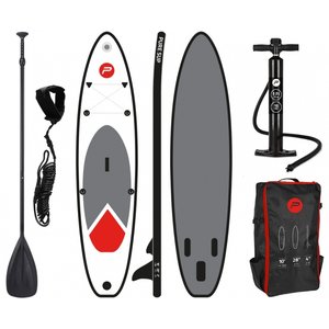 Opblaasbaar SUP Board Basic - Paddle Board Incl. Peddel & Pomp - 305x71x10 cm