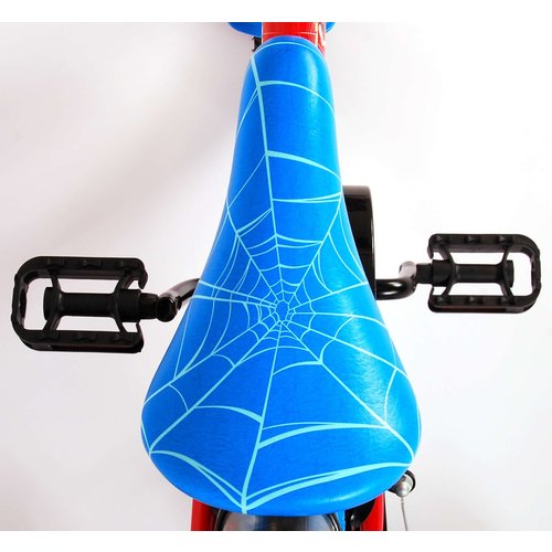 Spiderman Spiderman Fiets – Jongensfiets met Terugtraprem & Zijwieltjes- 12, 14 & 16 Inch