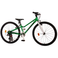 Mountainbike Kinderfahrrad 24 Zoll - Inkl. 8 Gänge & 2 Handbremsen - Grün - Prime Collection Volare Mountainbike Kinderfahrrad 24 Zoll - Inkl. 8 Gänge & 2 Handbremsen - Grün - Prime Collection