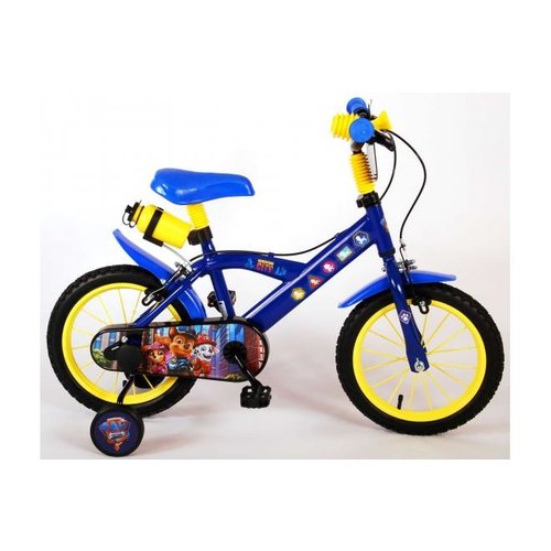 Paw Patrol Paw Patrol Fahrrad – Kinderfahrrad mit 2 Rücktrittbremsen und Stützrädern – 12 und 14 Zoll