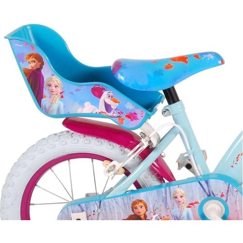 Frozen Frozen 2 Meisjesfiets - Incl. 2 Handremmen & Poppenzitje Fiets - 12, 14 & 16 Inch