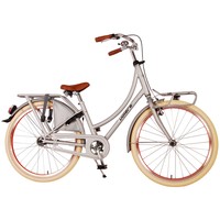 Omafiets 20 & 24 Zoll - Mädchenfahrrad Inkl. Hand- und Rücktrittbremse - Mattsilber Volare Omafiets 20 & 24 Zoll - Mädchenfahrrad Inkl. Hand- und Rücktrittbremse - Mattsilber