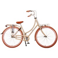 Omafiets 28 Inch - Meisjesfiets Incl. Hand- & Terugtraprem - Zand Mat Volare Omafiets 28 Inch - Meisjesfiets Incl. Hand- & Terugtraprem - Zand Mat