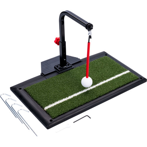 Pure2Improve  Golfmat - Swing Trainer - Verstelbare Hoogte