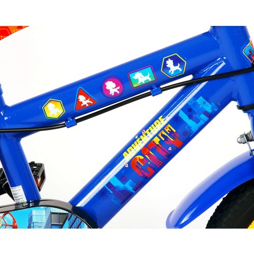 Paw Patrol Paw Patrol Fahrrad – Kinderfahrrad mit 2 Rücktrittbremsen und Stützrädern – 12 und 14 Zoll