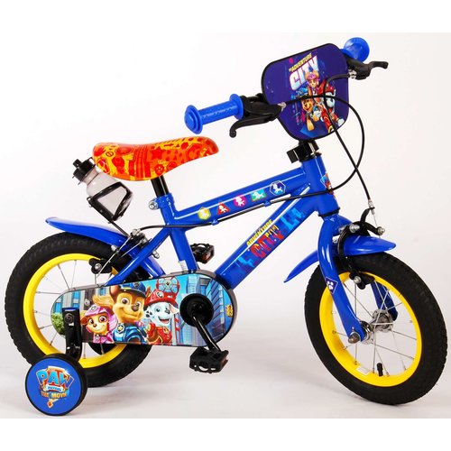 Paw Patrol Paw Patrol Fahrrad – Kinderfahrrad mit 2 Rücktrittbremsen und Stützrädern – 12 und 14 Zoll