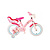 Disney Prinses Meisjesfiets met Zijwieltjes & Poppenzitje Fiets - 12, 14 & 16 Inch
