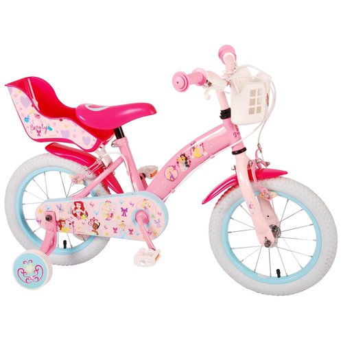 Frozen Disney Prinzessin Kinderfahrrad - Inkl. 2 Handbremsen & Puppensitzfahrrad - 12, 14 & 16 Zoll