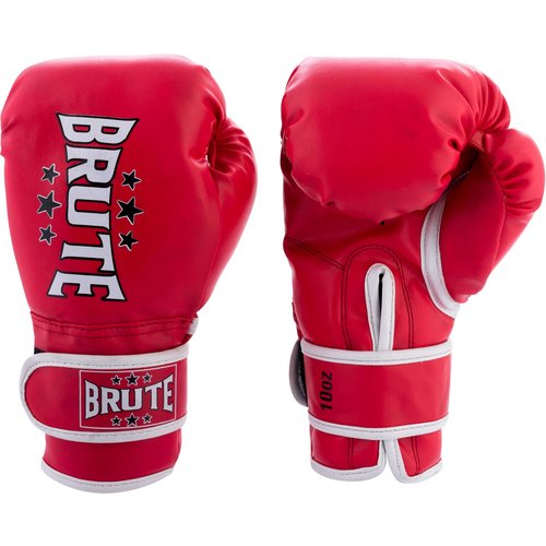 Brute Brute Kick Bokshandschoenen 10 oz & 12 oz - Junior - Polyester - Rood