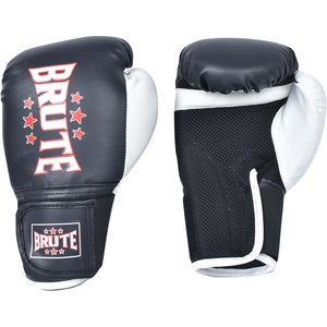 Brute Kickboxhandschuhe 10 oz & 12 oz - Polyester - Schwarz