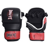 Brute Brute MMA Bokshandschoenen Incl. Duimprotector - Zacht Polyester - Zwart