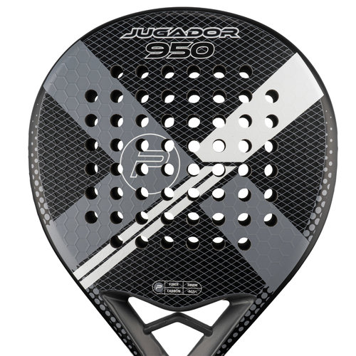 Pure2Improve  Pure2Improve Padel Racket Jugador 950 - Rond - Zwart & Wit