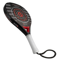 Pure2Improve  Pure2Improve Padel Racket Jugador 250 - Druppel - Zwart & Rood