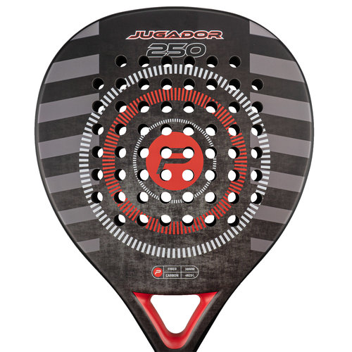 Pure2Improve  Pure2Improve Padel Racket Jugador 250 - Druppel - Zwart & Rood