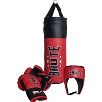 Brute Junior Kick Boksset Incl. Boks Zak, Bokshandschoenen 6 OZ & Kick Boksen Hoofdbeschermer Brute Brute Junior Kick Boksset Incl. Boks Zak, Bokshandschoenen 6 OZ & Kick Boksen Hoofdbeschermer
