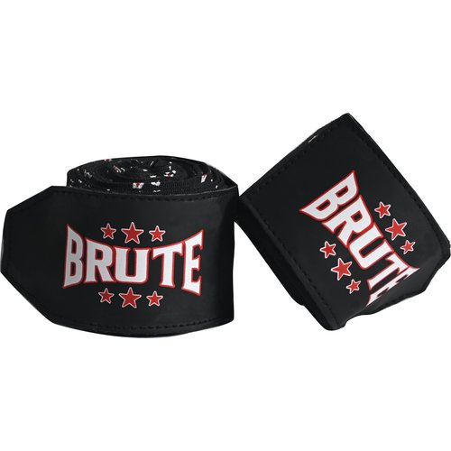 Brute Brute Handwraps Kick boksen Bandage 4.5 Meter - Nylon  - Zwart met Sterren