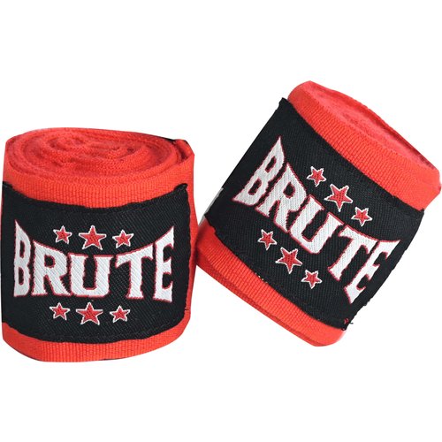 Brute Brute Handwraps Kickbox Bandage 3 M-Nylon - Rot