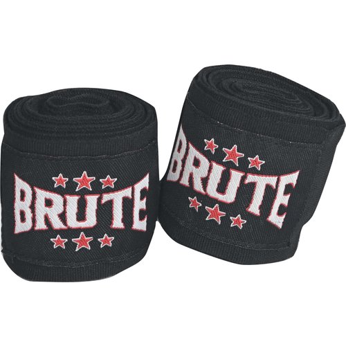 Brute Brute Handwraps Kickboxbandage 2,5 M - Nylon - Schwarz