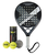 Pure2Improve Padel Racket Jugador 950 - Rond - Zwart & Wit - Inc. 3 Nox Ballen