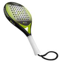 Pure2Improve Padel Racket Jugador 750 - Rond - Zwart & Geel - Inc. 3 Nox Ballen Pure2Improve Pure2Improve Padel Racket Jugador 750 - Rond - Zwart & Geel - Inc. 3 Nox Ballen