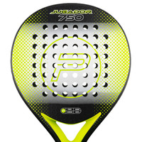 Pure2Improve Padel Racket Jugador 750 - Rond - Zwart & Geel - Inc. 3 Nox Ballen Pure2Improve Pure2Improve Padel Racket Jugador 750 - Rond - Zwart & Geel - Inc. 3 Nox Ballen