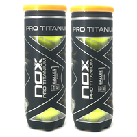 Nox Pro Titanium Padelballen - 2 pack - 6 ballen NOX Nox Pro Titanium Padelballen - 2 pack - 6 ballen
