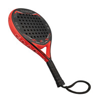 XQMax Padelracket Thunder 2.0 - Padel Racket Rond - Zwart & Rood