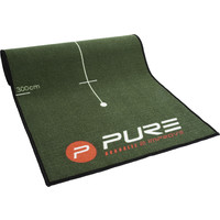 Pure2Improve  Golf Putting Mat Incl. Putting Cup - 66x400 cm  - Indoor Golf