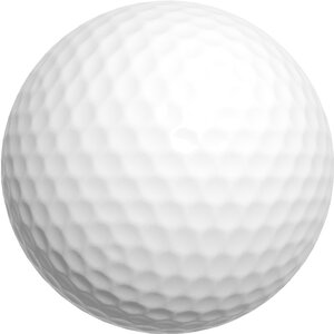 Golfball-Dimple – Weiß – 1 Stück