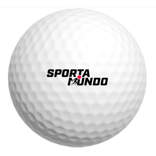 Sportamundo Golfball-Dimple – Weiß – 1 Stück