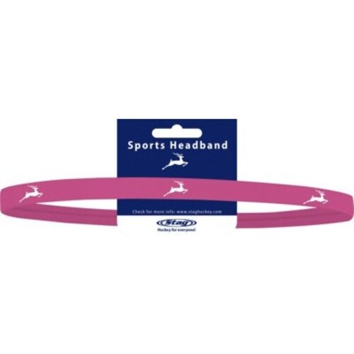 STAG  Hockey Haarband - Fluor Roze