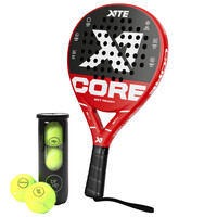 X1TE Padel Racket Core Red - Set padelballen 3 stuks - By VP X1TE X1TE Padel Racket Core Red - Set padelballen 3 stuks - By VP
