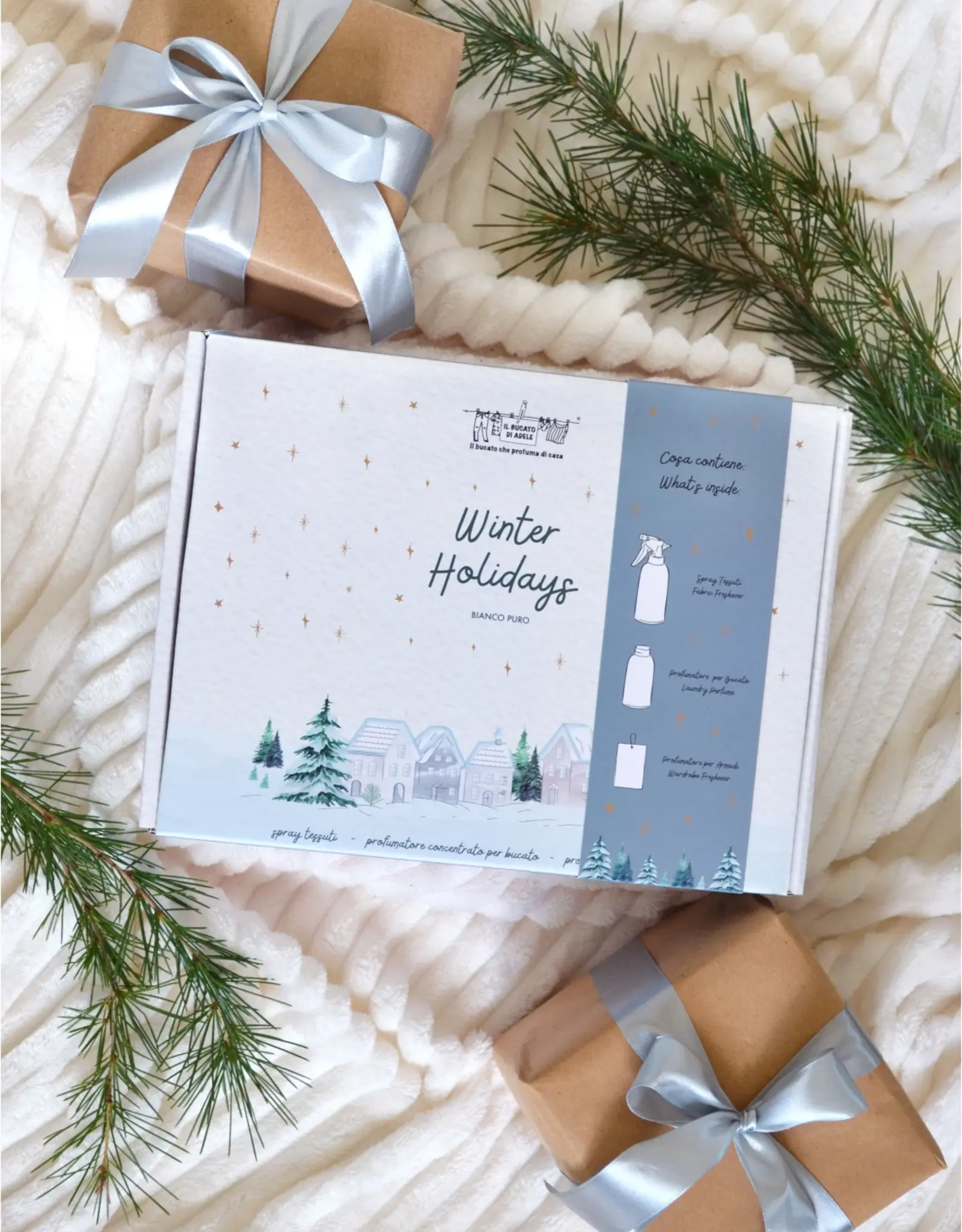 Il bucato di Adele WINTER HOLIDAYS COLLECTION BIANCO PURO