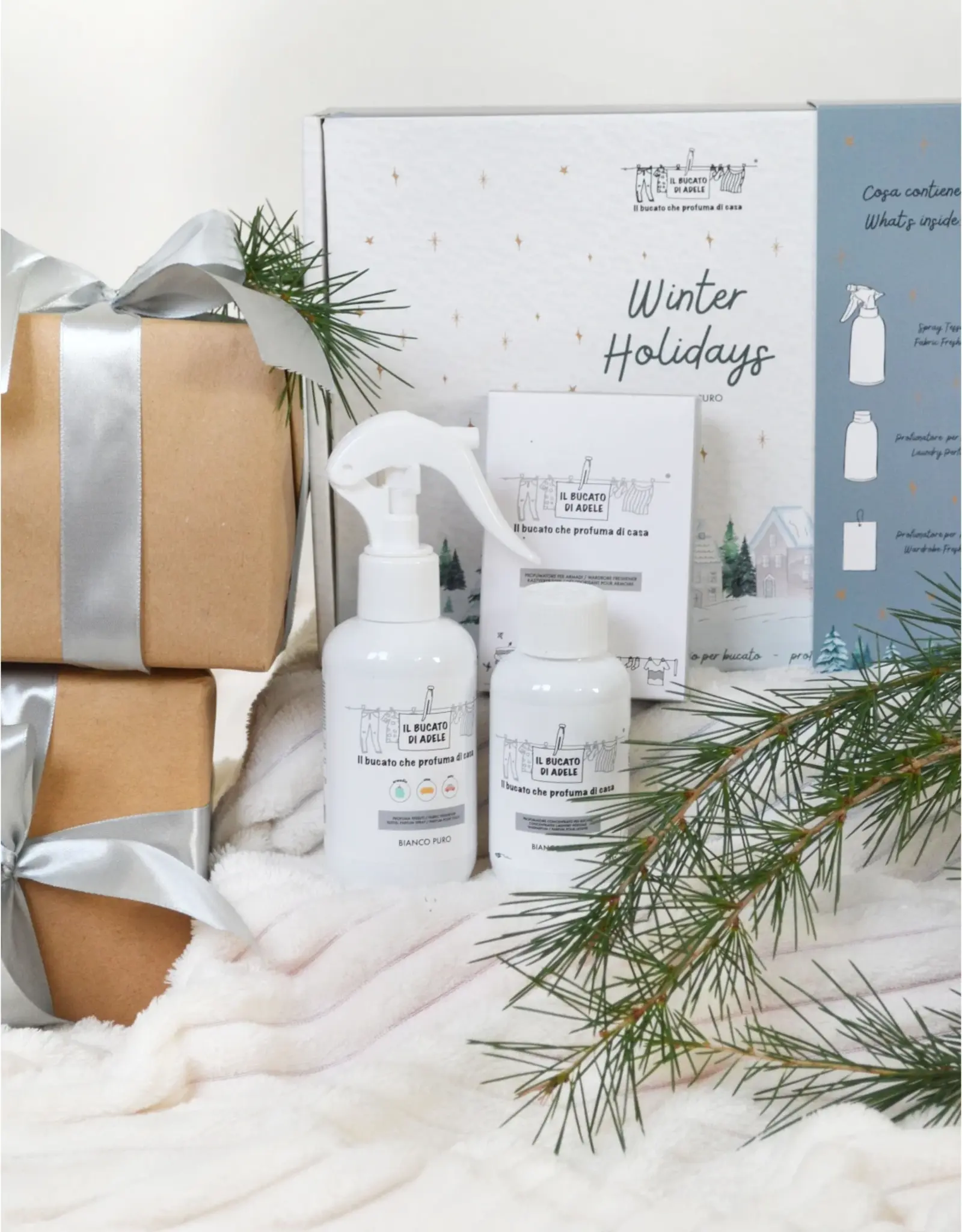 Il bucato di Adele WINTER HOLIDAYS COLLECTION BIANCO PURO