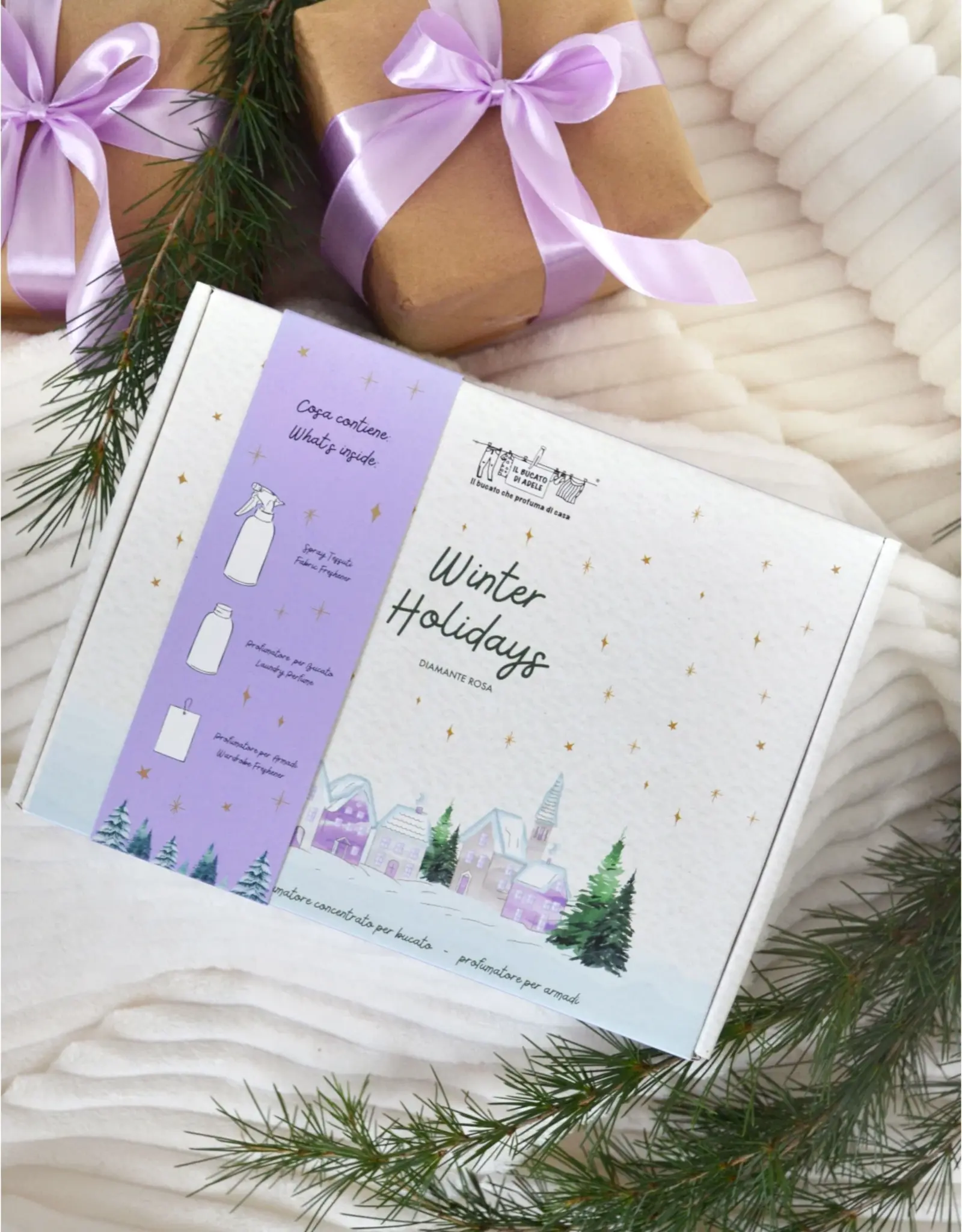 Il bucato di Adele WINTER HOLIDAYS COLLECTION DIAMANTE ROSA