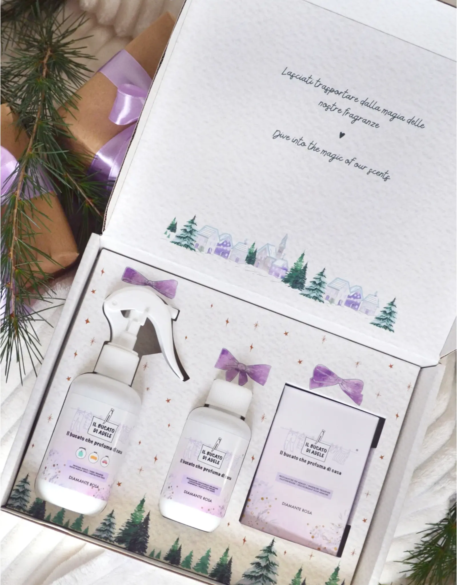 Il bucato di Adele WINTER HOLIDAYS COLLECTION DIAMANTE ROSA